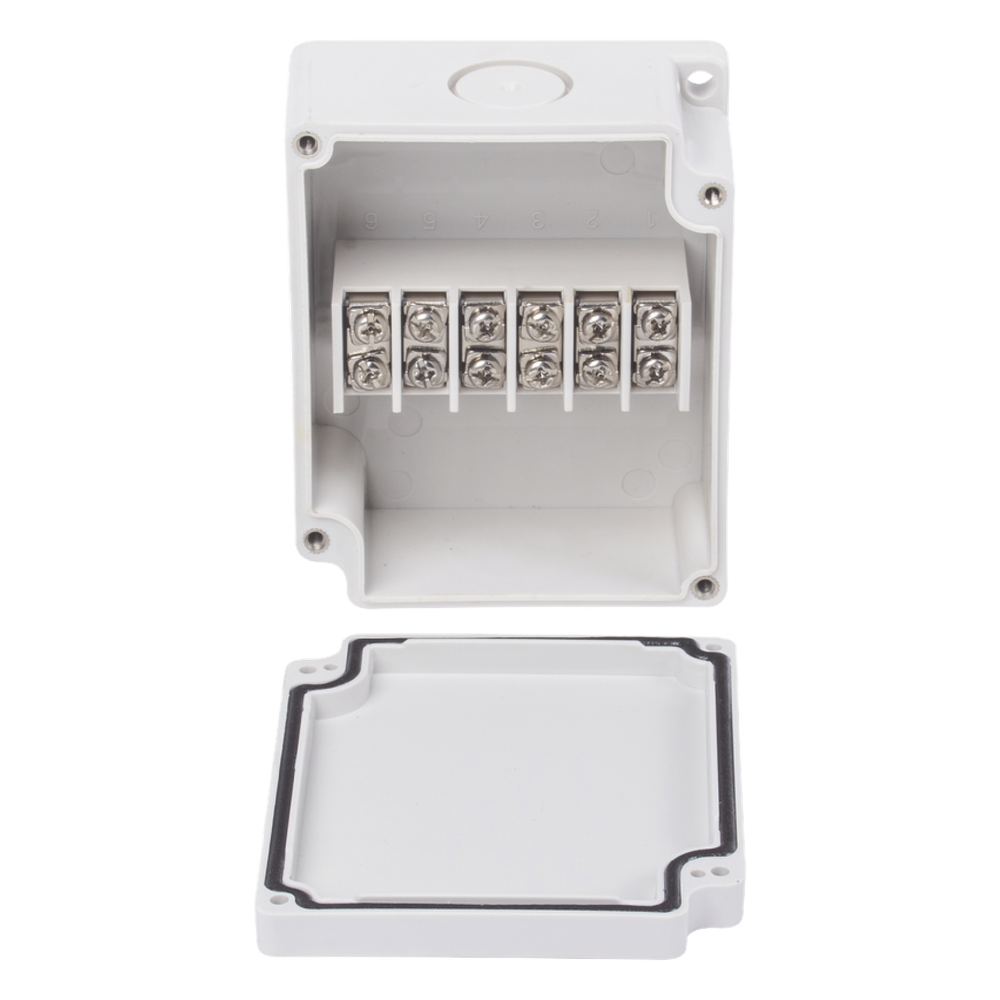 Cajas de Interconexión con 6 Terminales. De 91 x 75 x 43 mm