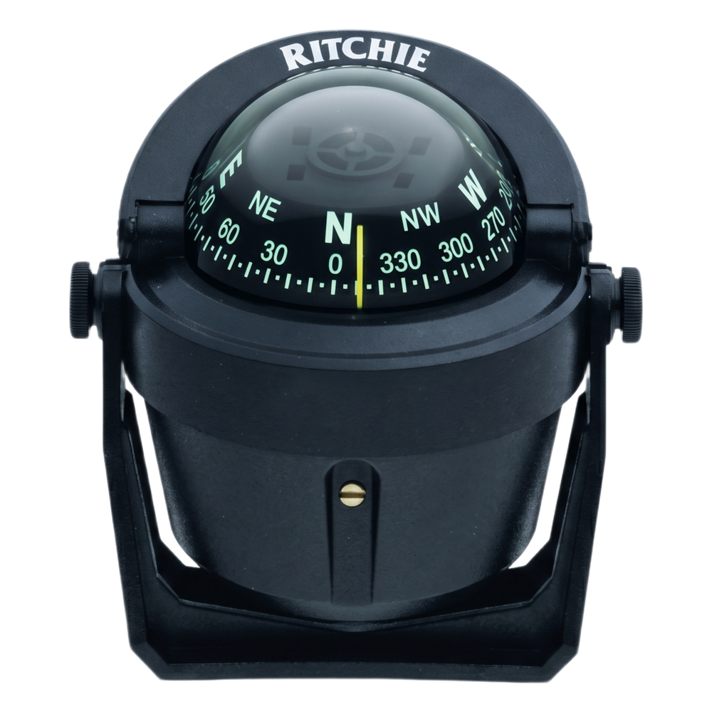 Brújula de Navegación Marítima Serie Explorer / Montaje en Bracket / Color Negro / 2 3/4" (70 mm) Direct Reading Dial / Iluminación Nocturna Verde