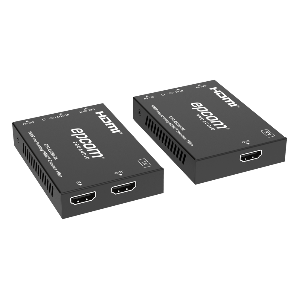 Extensor HDMI™ Sobre IP | Codificador Y Decodificador | 150m Por Cable CAT6 | Compatible Con Red Gigabit | Video Full HD | Compresión EZCast |