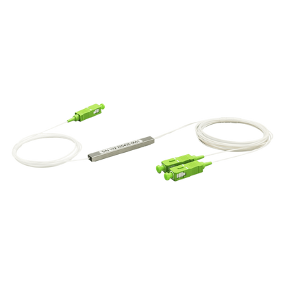 Splitter (Divisor Óptico) tipo PLC, de 1x2, conectores SC/APC