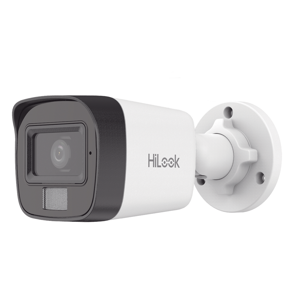 [Dual Light] Bala IP 2 Megapixel (1080p) / Lente 2.8 mm / Ángulo de visión 101° / 20 mts IR + 15 mts Luz Blanca / Micrófono Integrado / ACUSENSE Lite