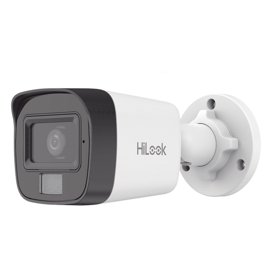 [Dual Light] Bala IP 2 Megapixel (1080p) / Lente 2.8 mm / Ángulo de visión 101° / 20 mts IR + 15 mts Luz Blanca / Micrófono Integrado / ACUSENSE Lite