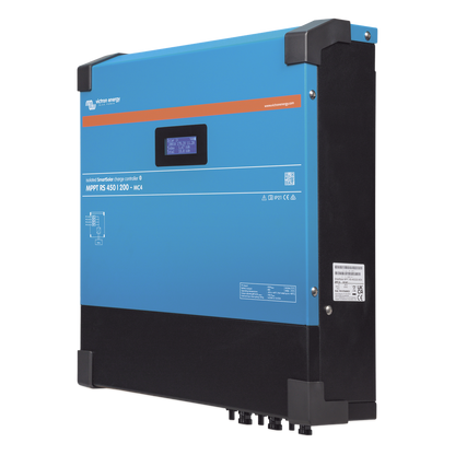 SmartSolar MPPT RS 450/100-MC4. Controlador Solar MPPT 100A, Voltaje: 48 Vcc. Para uso con Inv. Cargadores Victron