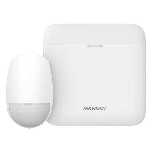 (AX PRO) KIT de Alarma AX PRO / Incluye: 1 Hub con batería de respaldo / 1 Sensor PIR / Wi-Fi / Compatible con Hik-Connect P2P