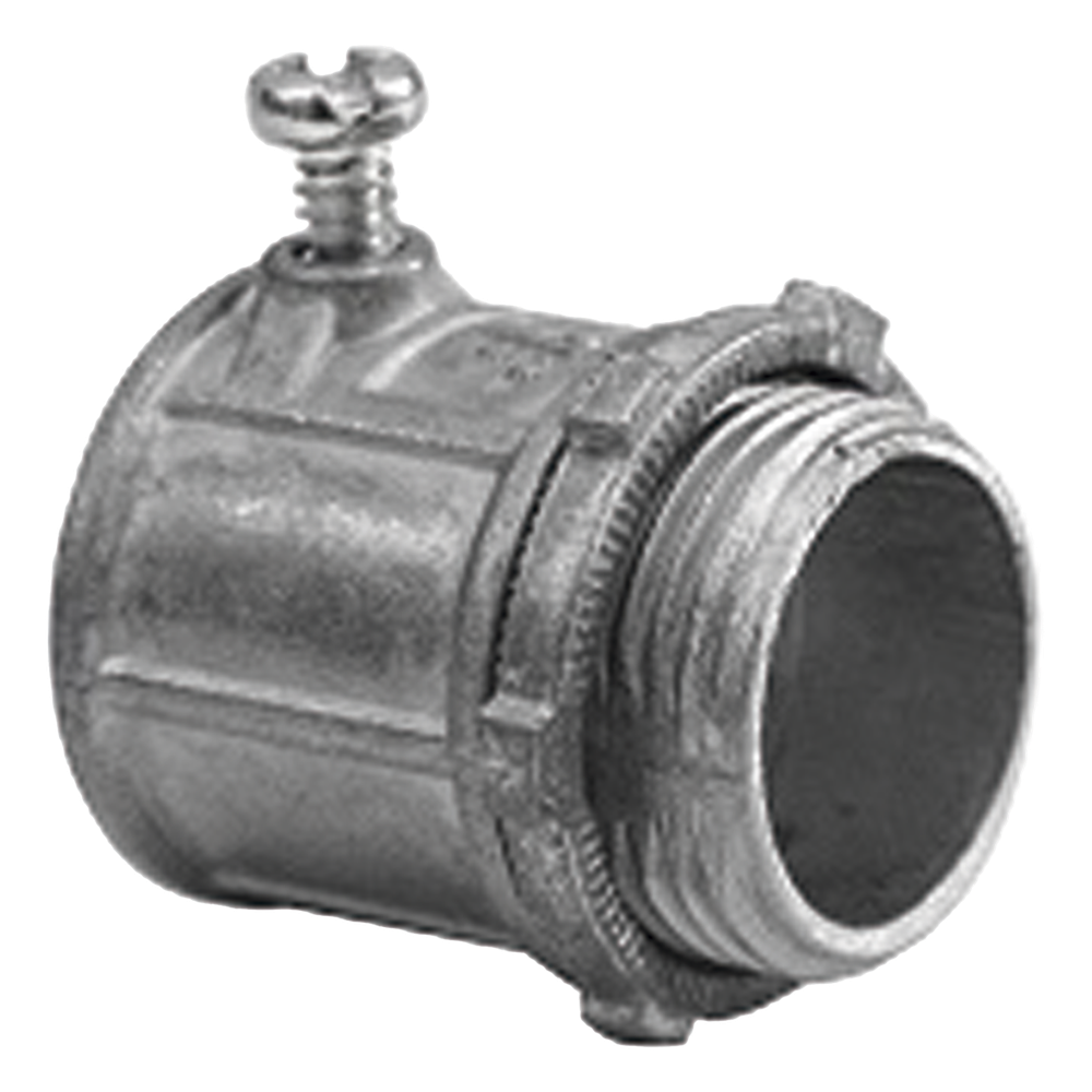 Conector de 1 1/2" para Tubo Pared Delgada con Tornillos Opresores.
