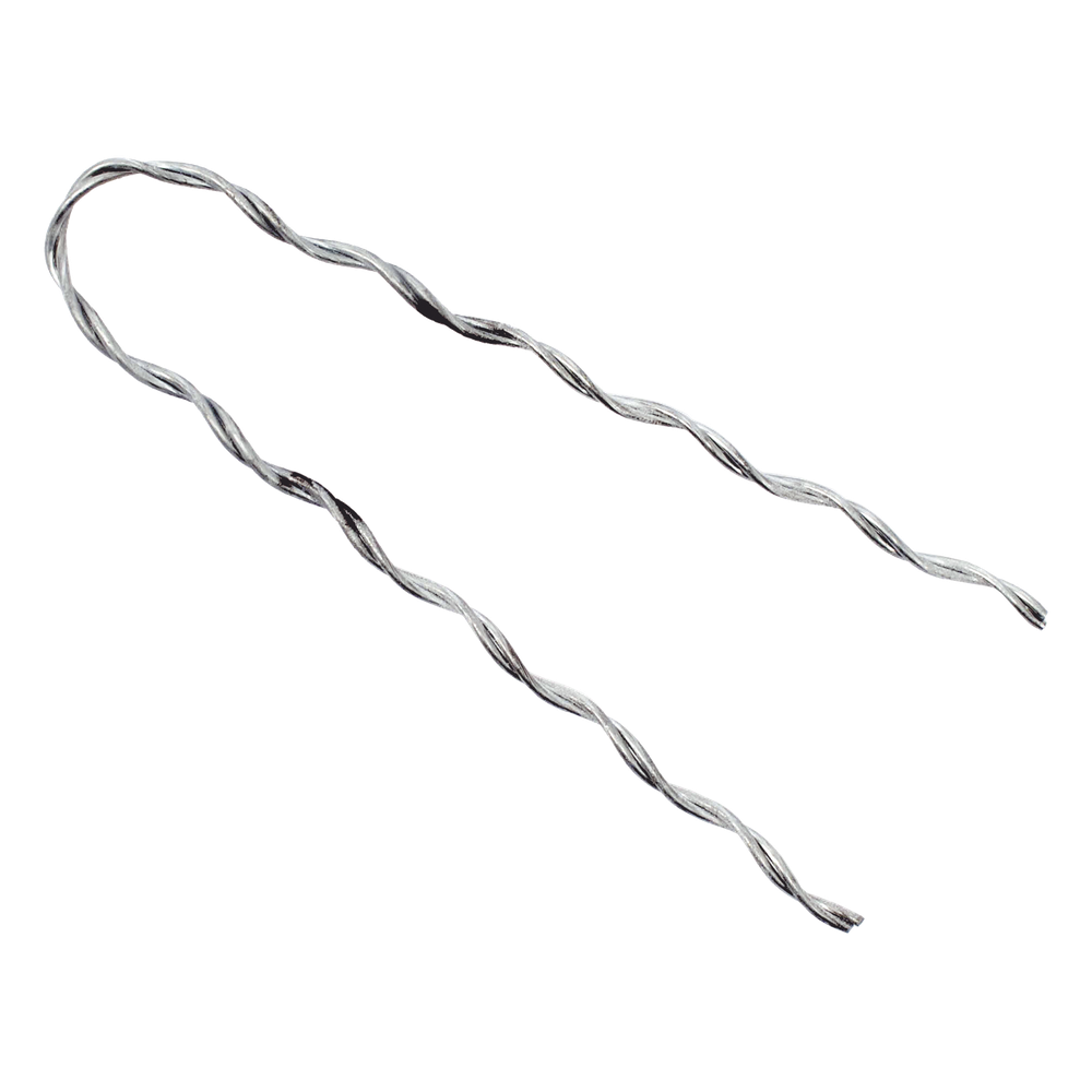 Remate Preformado para Fibra Óptica Mini Figura 8, Span 80 m, para mensajero de acero con diámetro &Phi; 1.6 mm - 1/16"