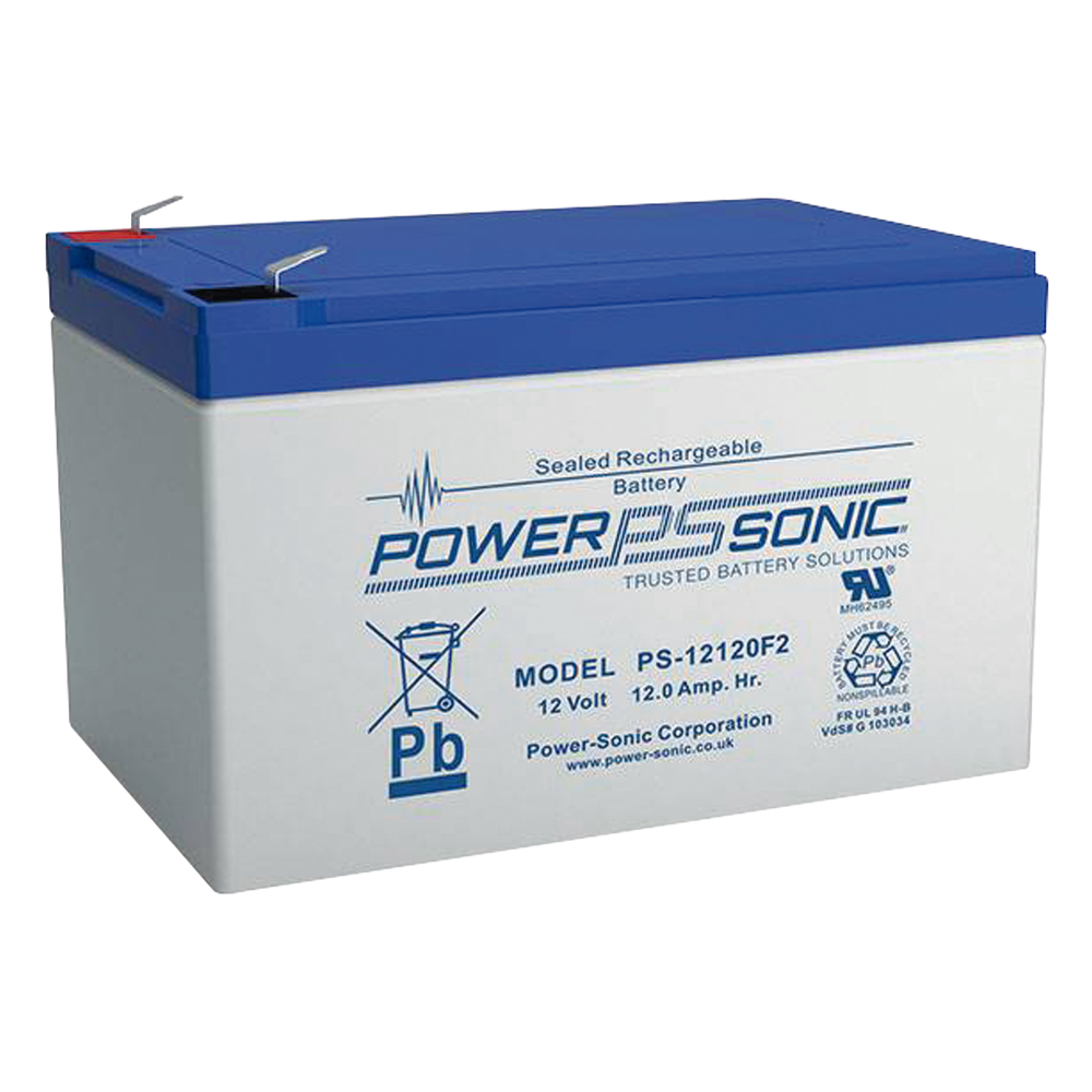 Batería 12V Recargable, 12AH, Para Respaldo, Tecnologías AGM/VRLA, 5 Años Vida Útil, Terminales tipo F2, Reconocida UL , Sin Mantenimiento, Sin