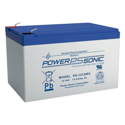 Batería 12V Recargable, 12AH, Para Respaldo, Tecnologías AGM/VRLA, 5 Años Vida Útil, Terminales tipo F2, Reconocida UL , Sin Mantenimiento, Sin
