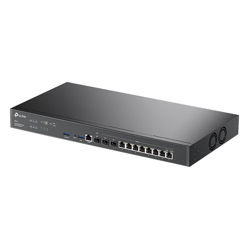 Router Omada VPN / SDN Multi-WAN 10G / 1 Puerto WAN SFP+ 10G / 1 Puerto WAN/LAN SFP+ 10G / 1 Puerto WAN/LAN SFP 1G / 8 puertos LAN/WAN 1G / 2 Puertos