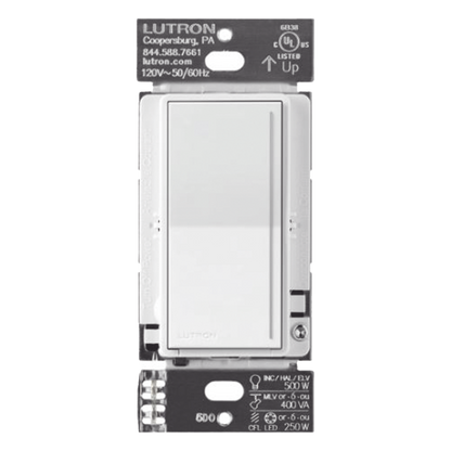 Atenuador auxiliar de pared para control desde múltiples ubicaciones (3 vías o más), sistema RadioRA 3