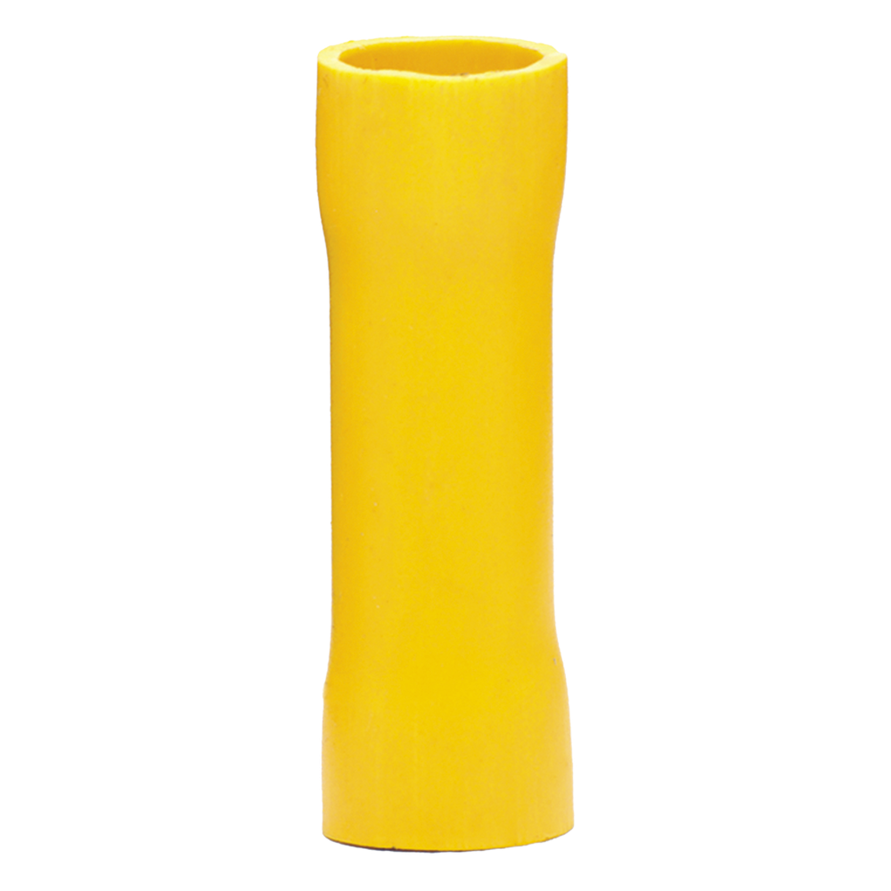 Conector a tope aislado / 12-10 AWG / Amarillo / Paquete de 25 piezas.