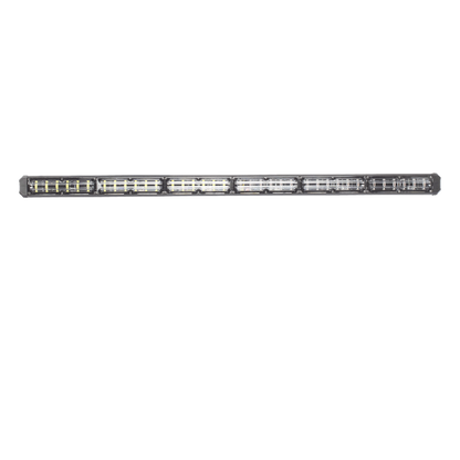 Barra de luz de advertencia de 6 Módulos de 6 LED, 30 Pulgadas, Rojo / Azul