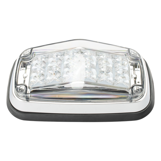 Luz de advertencia 8 X 4", Color Claro, IP67, SAE, Ideal para Ambulancias