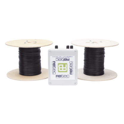 MICALERT Cable Sensor para Paredes, barandales, rejas rigidas / 2 zonas de 152 metros / 304 Metros de protección total/Tarjeta LPU400/Calibración via