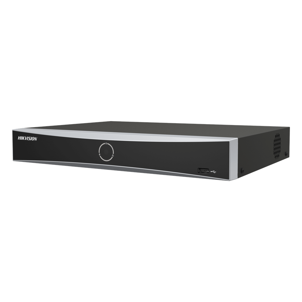 [Acusearch] NVR 12 Megapixel (4K) / 8 canales IP / 8 Puertos PoE+ / AcuSense (Evita Falsas Alarmas) / Reconocimiento Facial / 2 Bahías de Disco Duro