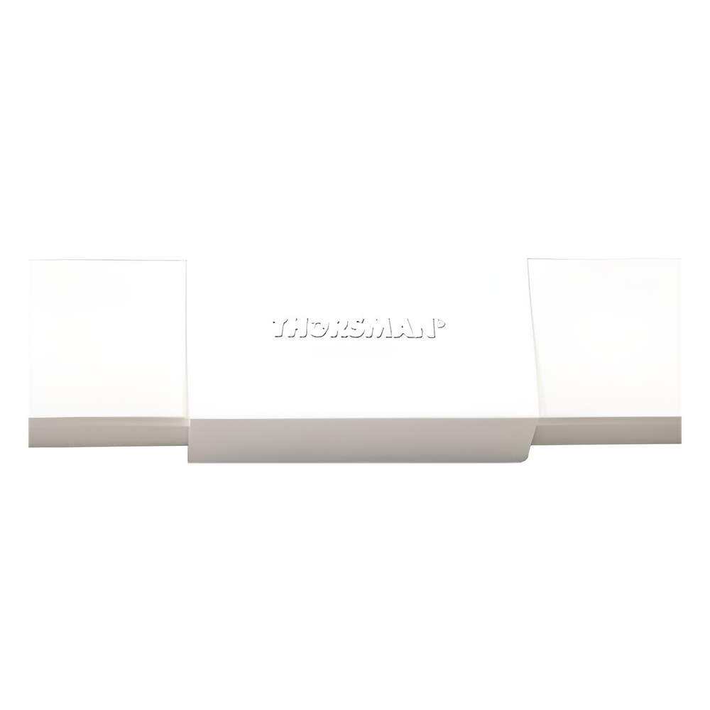 Pieza de unión color blanco de PVC auto extinguible, para canaleta TMK1720 (5280-02001)