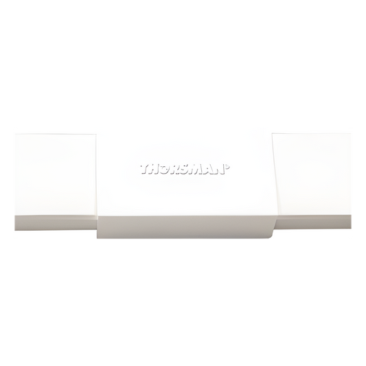 Pieza de unión color blanco de PVC auto extinguible, para canaleta TMK1720 (5280-02001)