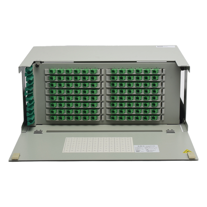 Distribuidor de Fibra Óptica para 96 Empalmes, con 96 Acopladores SC/APC y 96 Pigtails, 19, 4 UR