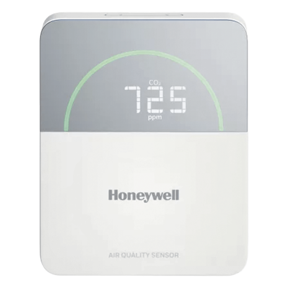Sensor de Calidad del Aire Interior 5 en 1 / Temperatura, Humedad, CO2, PM2.5 y TVOC / Display con Anillo LED de Color / BACnet MS/TP, Modbus RS-485
