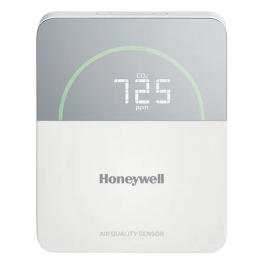Sensor de Calidad del Aire Interior 5 en 1 / Temperatura, Humedad, CO2, PM2.5 y TVOC / Display con Anillo LED de Color / BACnet MS/TP, Modbus RS-485