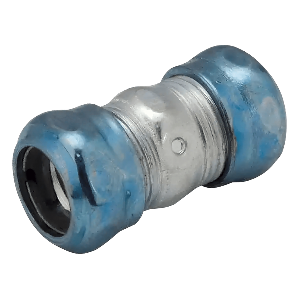 Cople Compresión Hermético de Acero Galvanizado para Pared Delgada de 1 1/4" .