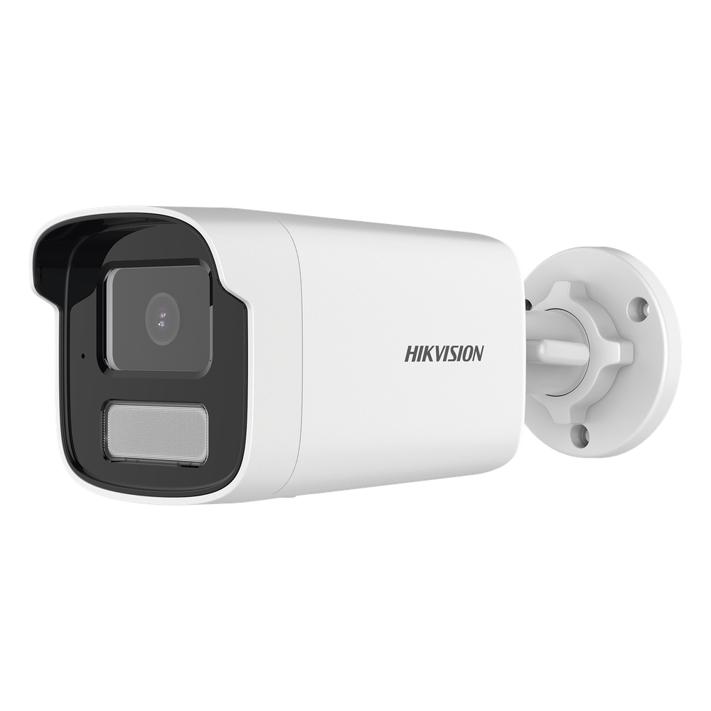 [Dual Light] Bala IP 8 Megapixel (4K) / Lente 4 mm / 50 mts IR + 50 mts Luz Blanca / Micrófono Integrado / ACUSENSE Lite / Exterior IP67 / H.265