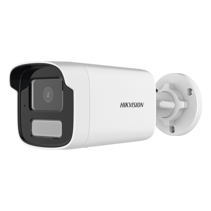[Dual Light] Bala IP 8 Megapixel (4K) / Lente 4 mm / 50 mts IR + 50 mts Luz Blanca / Micrófono Integrado / ACUSENSE Lite / Exterior IP67 / H.265