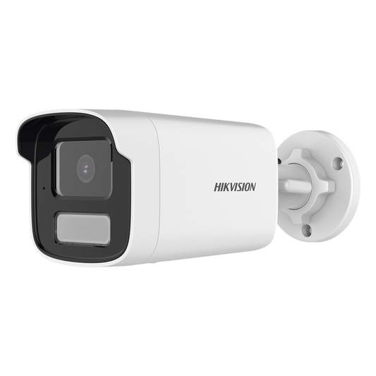 [Dual Light] Bala IP 8 Megapixel (4K) / Lente 4 mm / 50 mts IR + 50 mts Luz Blanca / Micrófono Integrado / ACUSENSE Lite / Exterior IP67 / H.265