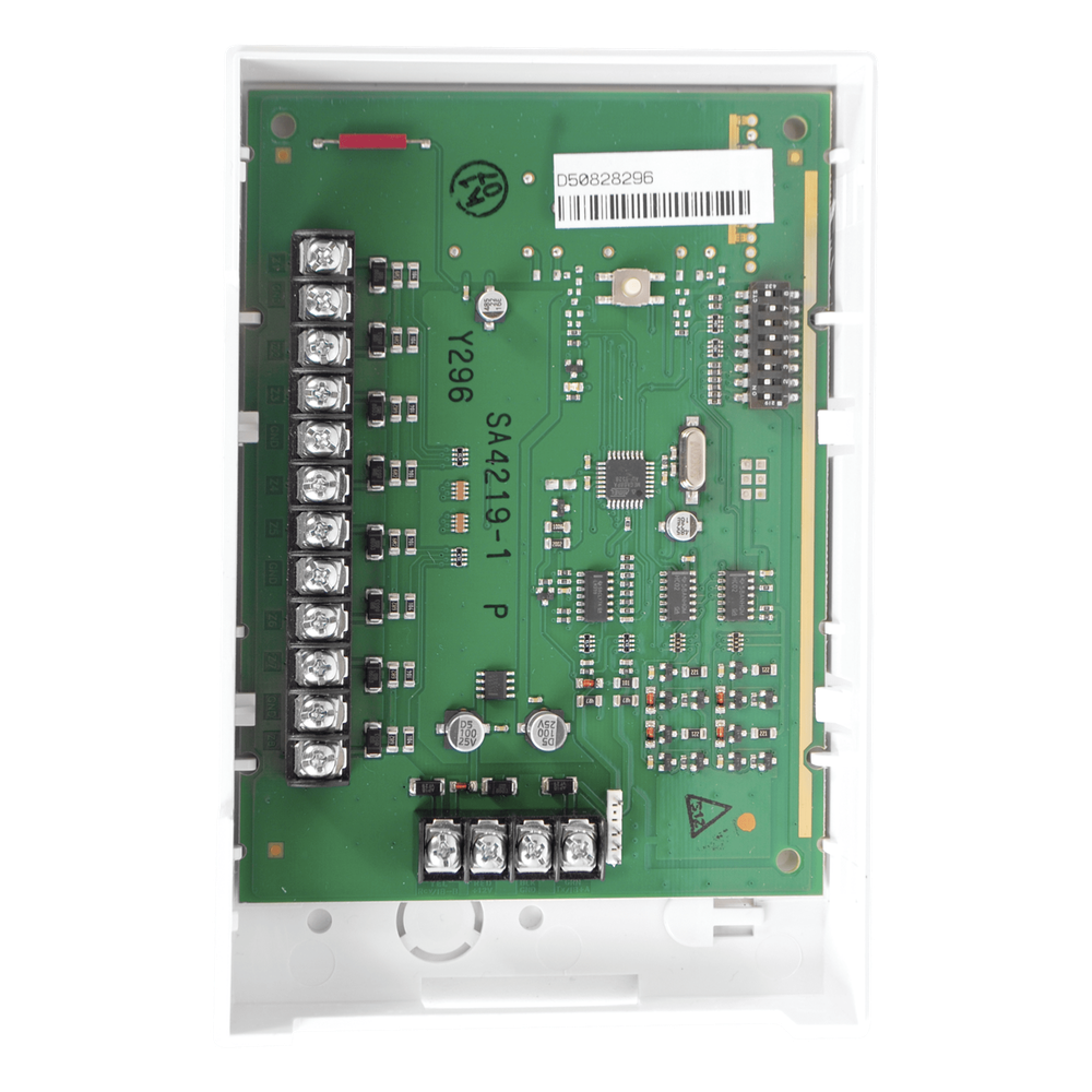 Módulo expansor de 8 zonas cableadas para sistemas direccionables Vista con bus ECP de 4 hilos