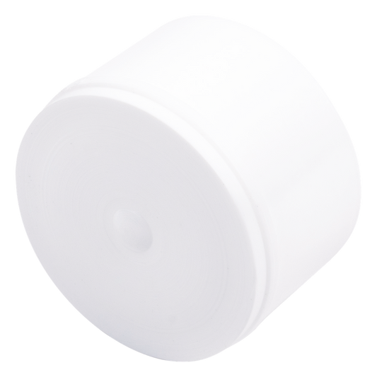 Tapón de Alta Resistencia con Anti UV para Postes de Cercos Eléctricos / 1" (25.4 mm) / Polipropileno Virgen / Color Blanco / Instalación por Presión