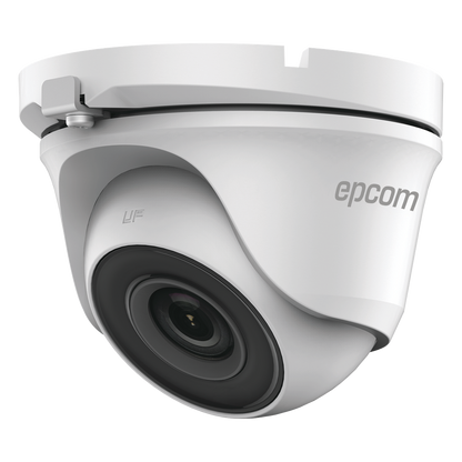 Turret TURBOHD 5 Megapíxel / 85° de Visión / Lente 2.8 mm / Exterior IP66 / IR EXIR 20 mts / TVI-AHD-CVI-CVBS / Metal