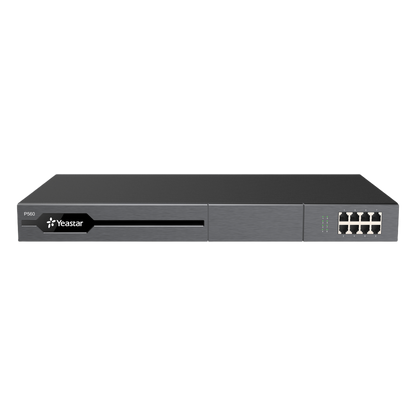 Conmutador IP PBX Enterprise Modular / 100 Extensiones Expansible a 200 / 30 Llamadas Simultáneas Expansible a 60 / Soporte E1/T1/PRI / Hasta 8