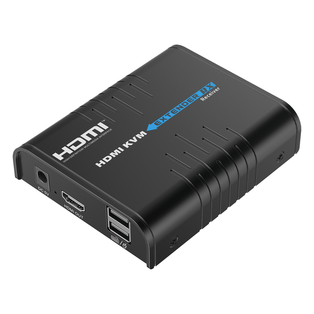 Receptor Compatible para Kits TT373KVM4.0 | Resolución 1080P @ 60 Hz | Soporta STP y UTP CAT6 | Control IR | Compatible con Switch Gigabit para