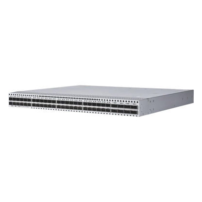 Switch Data Center / 48 Puertos SFP+ 1G/10G / 8 Puertos QSFP28 40G/100G / 2.56 Tbps / 1920 Mpps / M-LAG VSU VXLAN EVPN / RDMA RoCEv2 PFC ECN