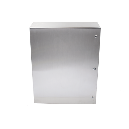 Gabinete de Acero Inoxidable IP66 Uso en Intemperie (800 x 1000 x 300 mm) con Placa Interna Galvanizada.