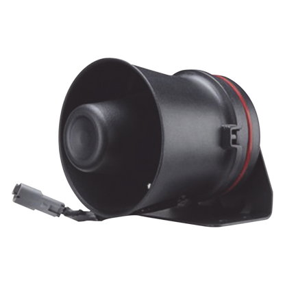 Bocina de uso Rudo para Motocicleta de 100 W, Alto Rendimiento y Base en Aluminio, 8 Ohm de Impedancia