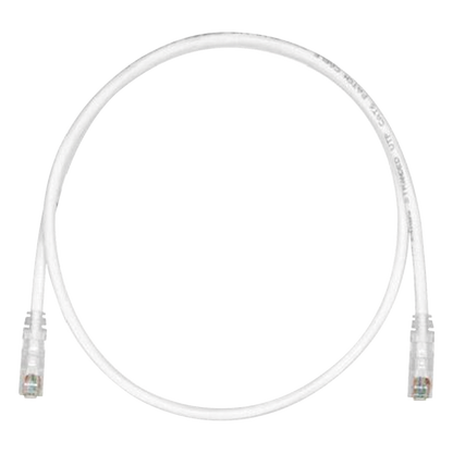 Cable de Parcheo TX6, UTP Cat6, 24 AWG, CM, Color Blanco Mate, 9.14 Metros (30 Pies)