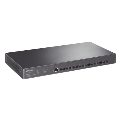 Switch Fibra Óptica L2+ Omada / 16 Puertos SFP+ 10G / 2 Puertos Consola (RJ45 y micro-USB) / Administración Centralizada Omada o Stand-Alone