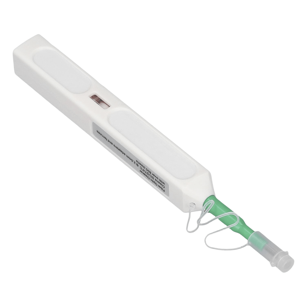 Pluma Limpiadora de 2.5 mm, para Conectores SC, FC, ST de Fibra Óptica, 800 Procesos de Limpieza