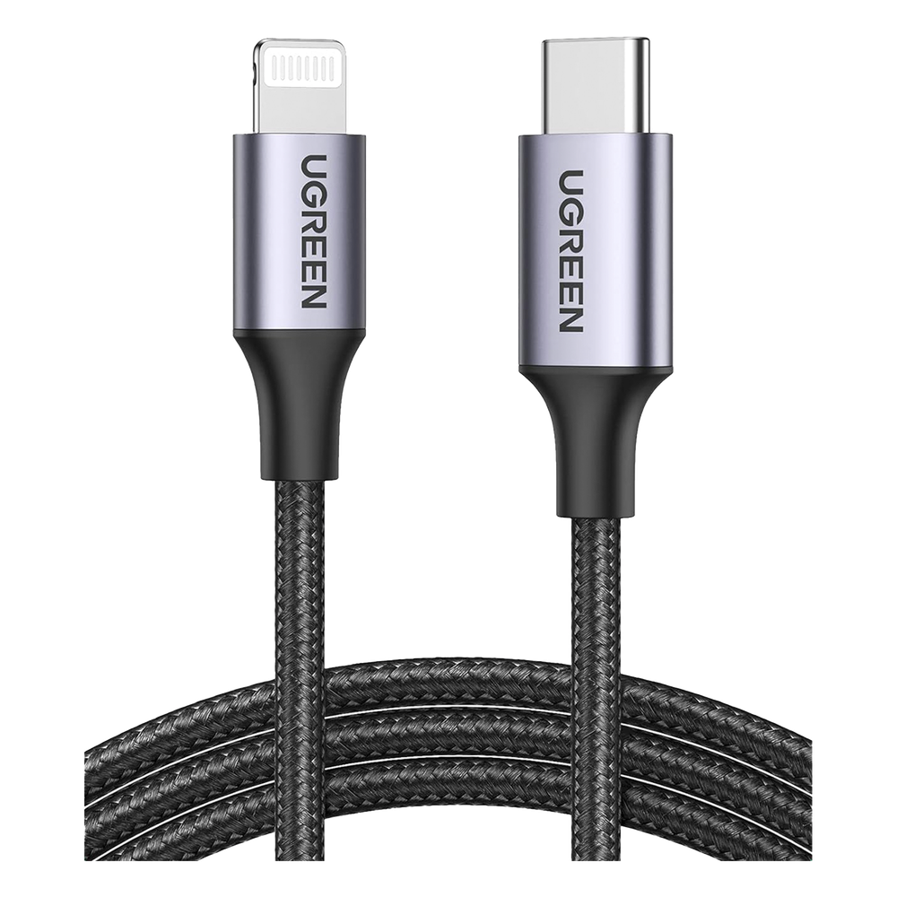 Cable USB-C a Lightning | 2 Metros (6.56 Pies) | Certificado MFi | Carga Rápida 60W | 480 Mbps | Conector C94 | Adecuado para iPhone, iPad y iPod |