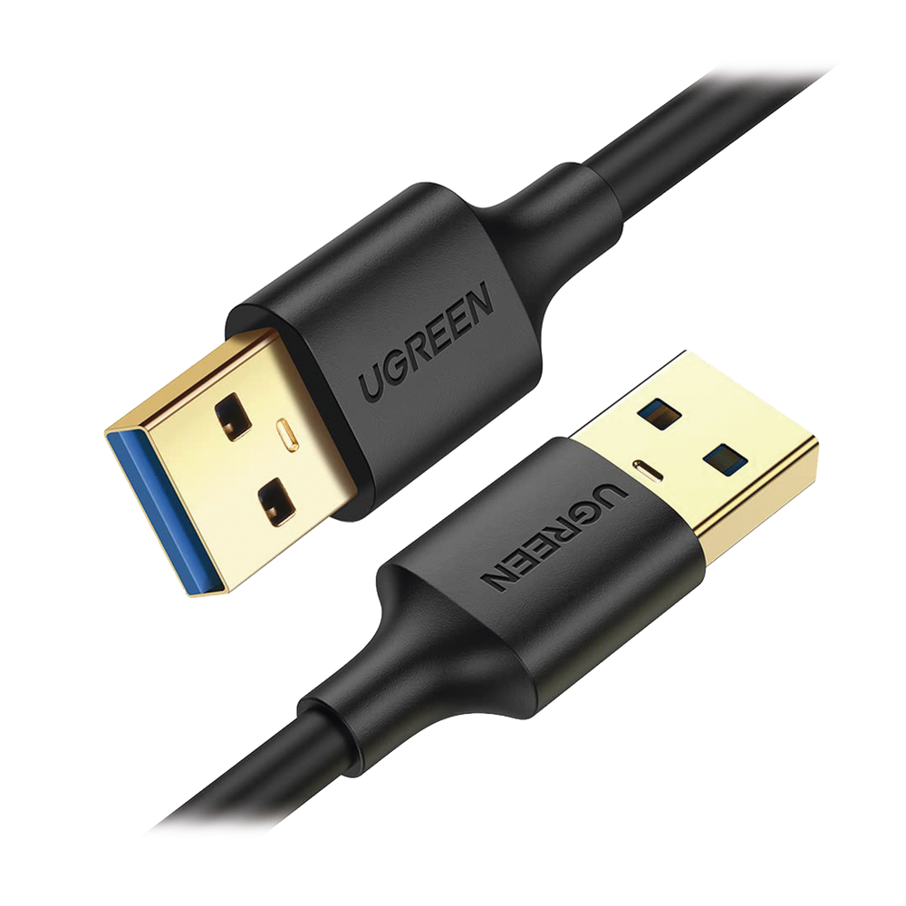 Cable USB-A 3.0 a USB-A 3.0 / 1 Metro / Macho a Macho / Conector Niquelado / Núcleo de Cobre Estañado / Blindaje Múltiple / Velocidad 5Gbps / No