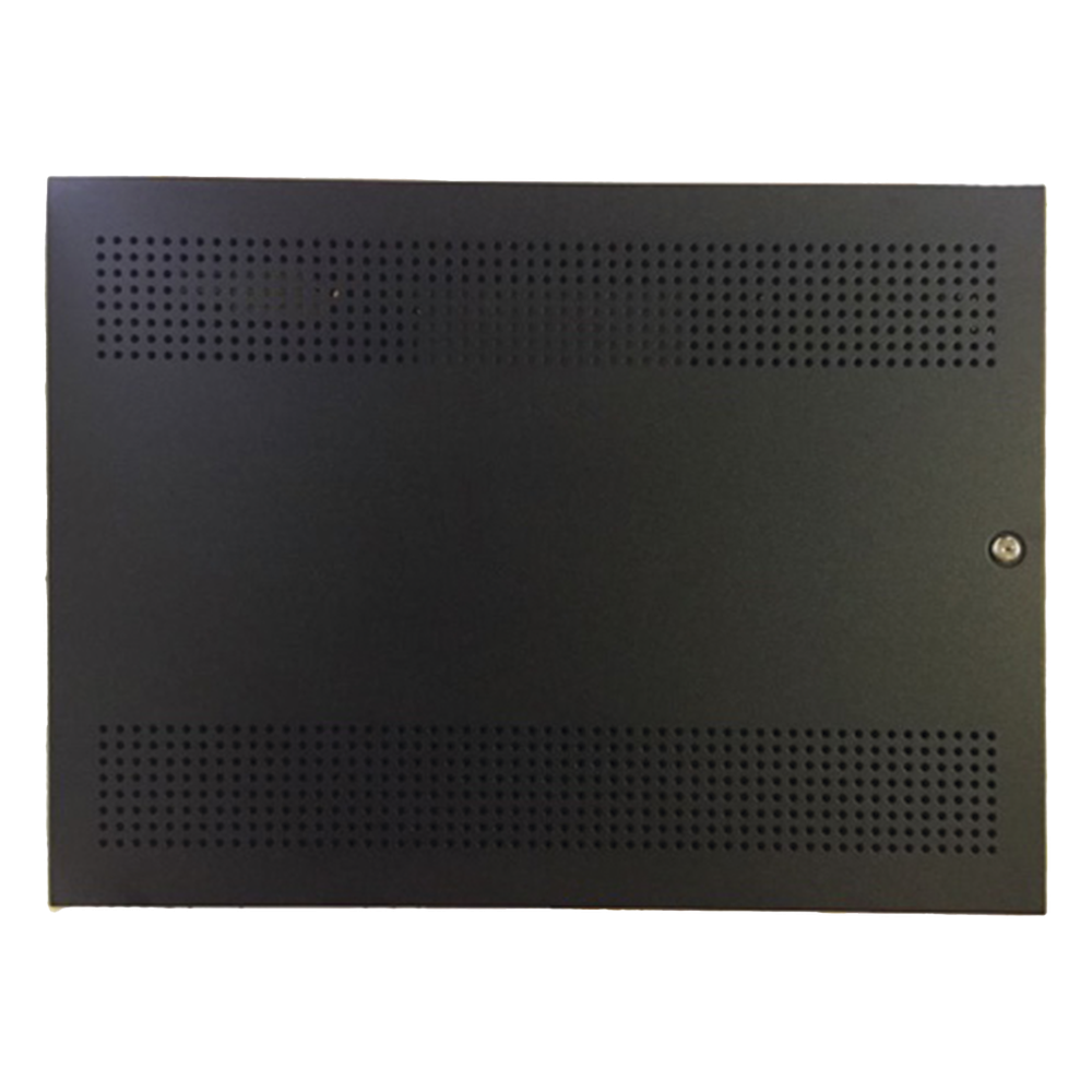 Gabinete para batería y fuente de alimentación, hasta 2 baterías de 100 Ah, montaje bajo el panel, color negro, sistemas NOTIFIER