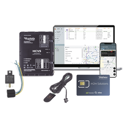 Kit de Localizador 4G LTE CATM1/ Incluye 1 MICROSIM25GPS y servicio de datos por 1 año / 1 EPCOMGPSMENSUAL / RELAY / Botón SOS