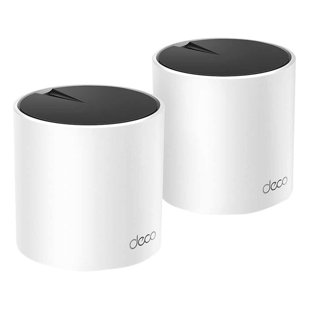 Kit 2 Routers Inalámbricos MESH Interior para Hogar / Doble Banda Wi-Fi 6 AX3000 Mbps / 3 Puerto Gigabit WAN/LAN / 2 Antenas Internas