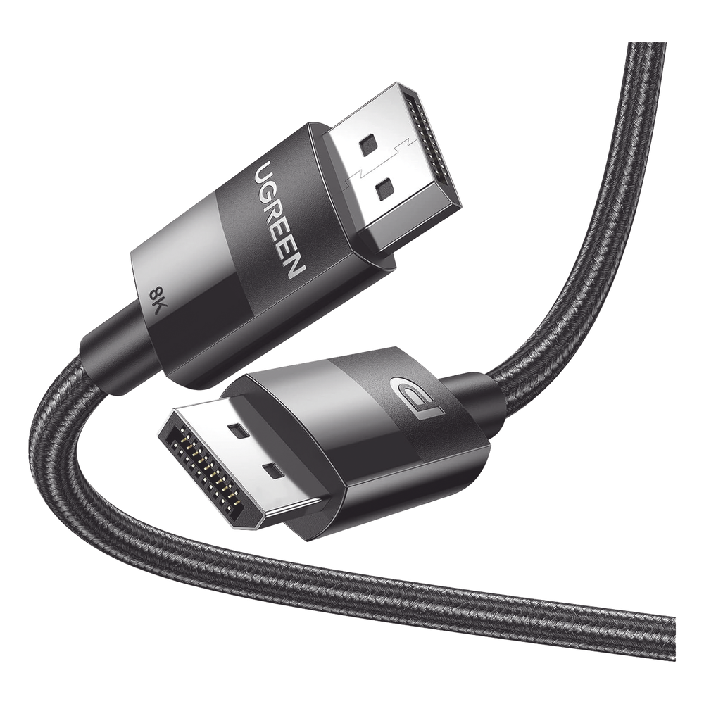 Cable DisplayPort 1.4 | Longitud 2 Metros (6.56 Pies) | Versión DP1.4 | 8K 7680x4320 a 60 Hz | Soporta 3D | HDR | Blindaje Interno Múltiple | Nylon