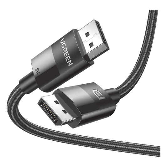 Cable DisplayPort 1.4 | Longitud 2 Metros (6.56 Pies) | Versión DP1.4 | 8K 7680x4320 a 60 Hz | Soporta 3D | HDR | Blindaje Interno Múltiple | Nylon