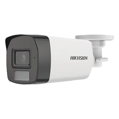 [Dual Light + ColorVu] Bala TURBOHD 3K (5 Megapixel) / Lente 2.8 mm / 40 mts IR + 40 mts Luz Blanca / Gran Angular 104.5° / Exterior IP67 / Micrófono