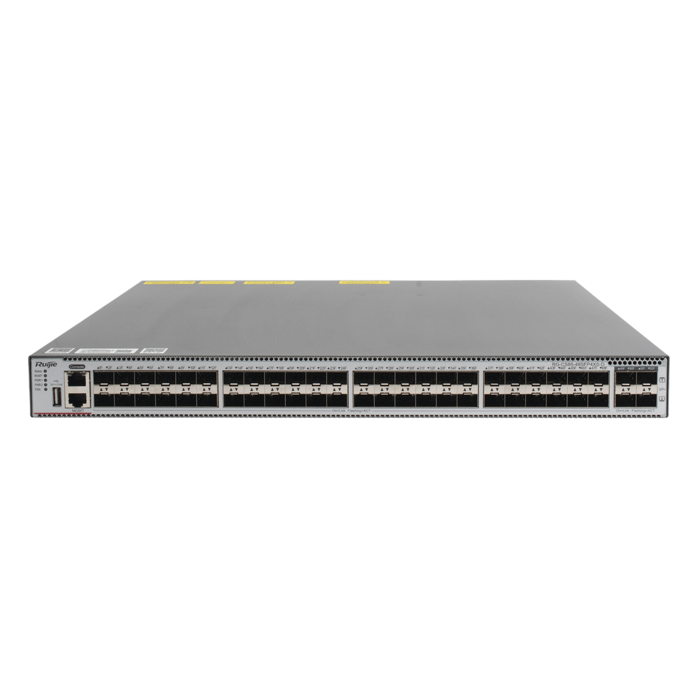 Switch de Distribución Capa 3 con 48 puertos SFP 1G y 4 SFP+ 10Gb, Administración gratuita desde la nube