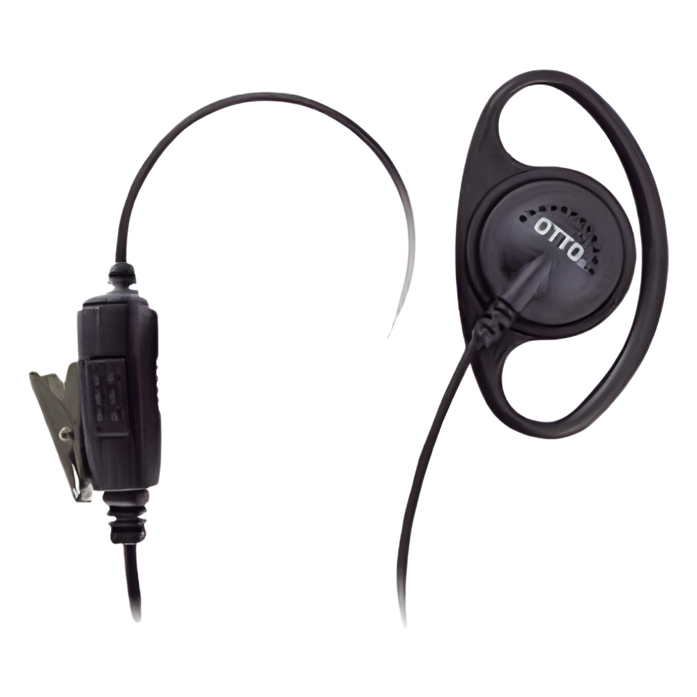 Micrófono-Audífono tipo Anillo, Cable con 40 lbs de Resistencia. KENWOOD NX-340/320/420, TK-3230/3000/3402/3312/3360/3170