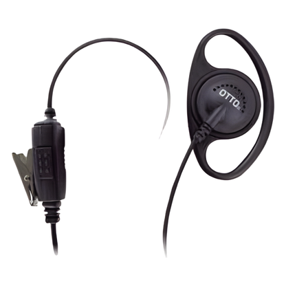Micrófono-Audífono tipo Anillo, Cable con 40 lbs de Resistencia. KENWOOD NX-340/320/420, TK-3230/3000/3402/3312/3360/3170